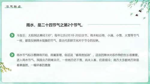 雨水节气对农业的影响通用PPT模板