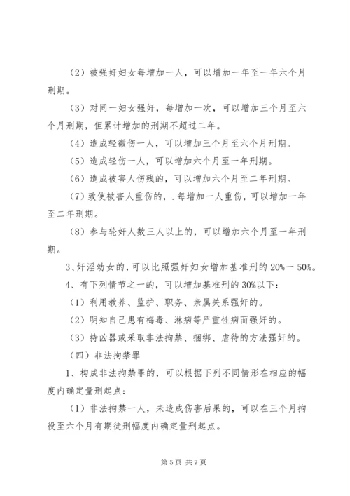 人民法院量刑指导意见实施细则.docx