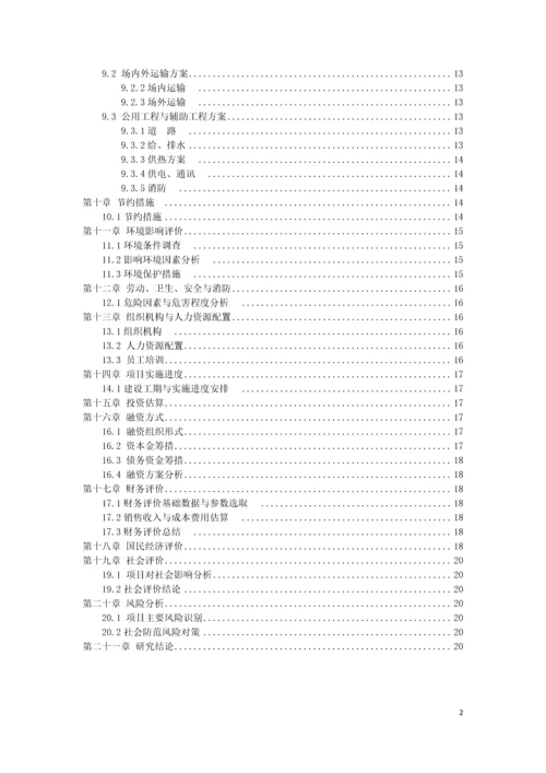 皮蛋瘦肉粥的加工项目可行性研究报告书.docx
