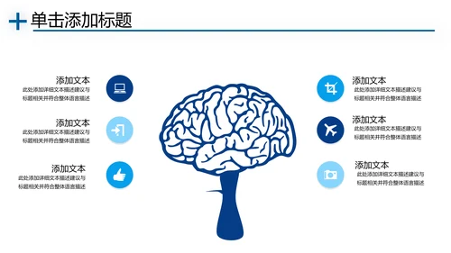 医学类通用医疗大脑研究工作报告ppt模板