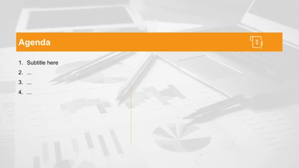 橙色商务风金融商业计划书PPT主题