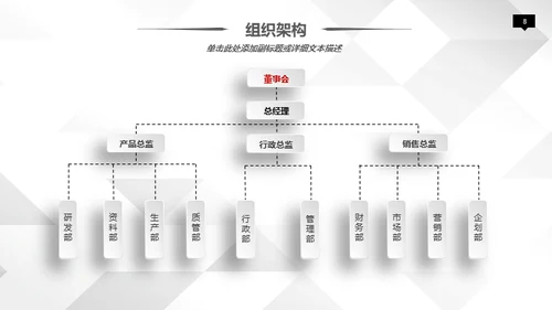 商务风公司通用微立体ppt模板