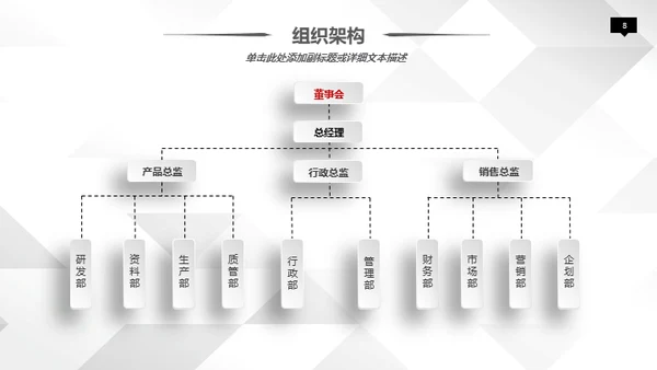 商务风公司通用微立体ppt模板