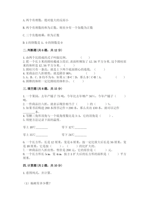 广西小升初数学期末测试卷word.docx