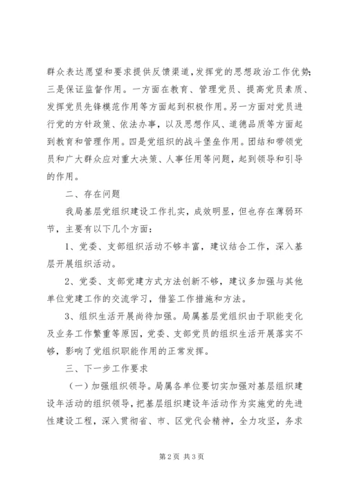城建局基层调查情况报告.docx