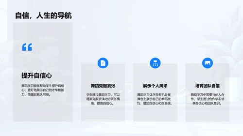 舞蹈学习益处解析PPT模板