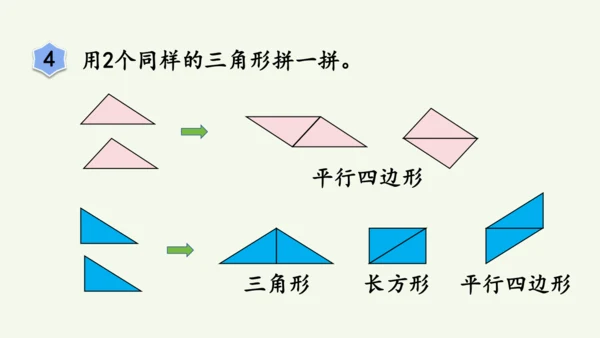 1.2  平面图形的拼组（课件）(共13张PPT)2024-2025学年人教版一年级数学下册