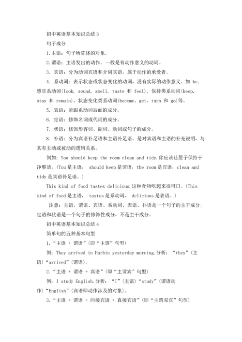 初中英语基本知识点总结.docx