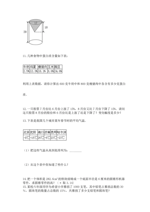 六年级小升初数学解决问题50道精品【a卷】.docx