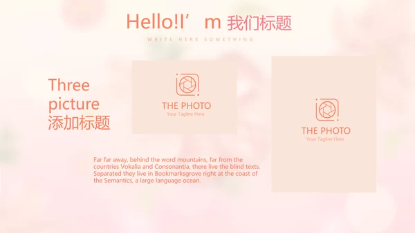 粉色唯美春季护肤动态PPT