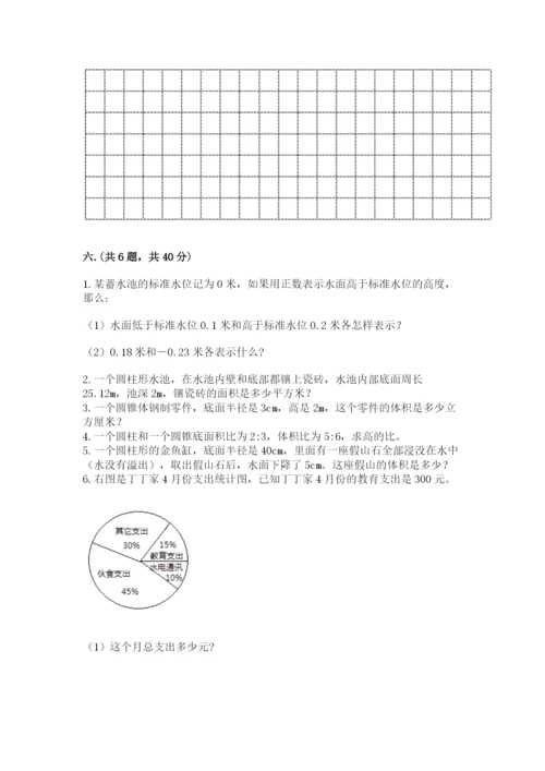 北京版数学小升初模拟试卷及参考答案【满分必刷】.docx