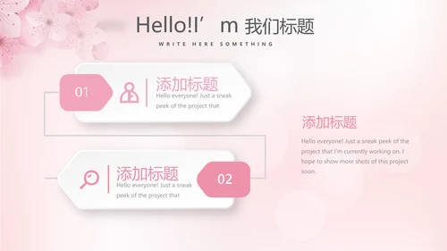 粉色唯美彩妆纹绣动态PPT