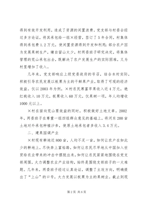 建设社会主义新农村先进村党支部事迹材料 (5).docx