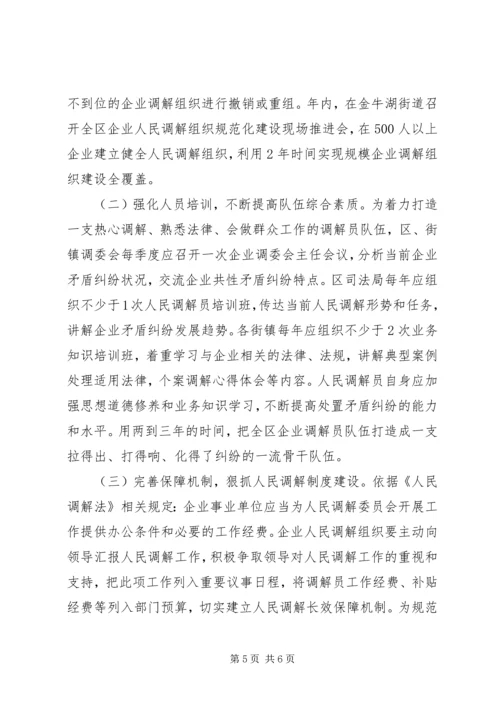 人民调解组织调研报告.docx