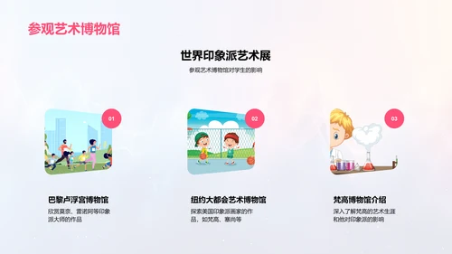 印象派艺术解读PPT模板