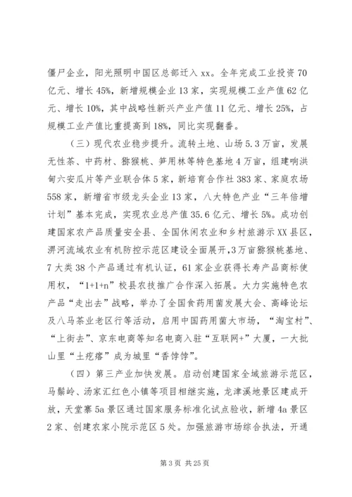 县政府20XX年工作报告.docx