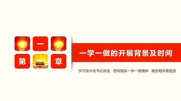 共青团一学一做学习PPT五四青年节完整版