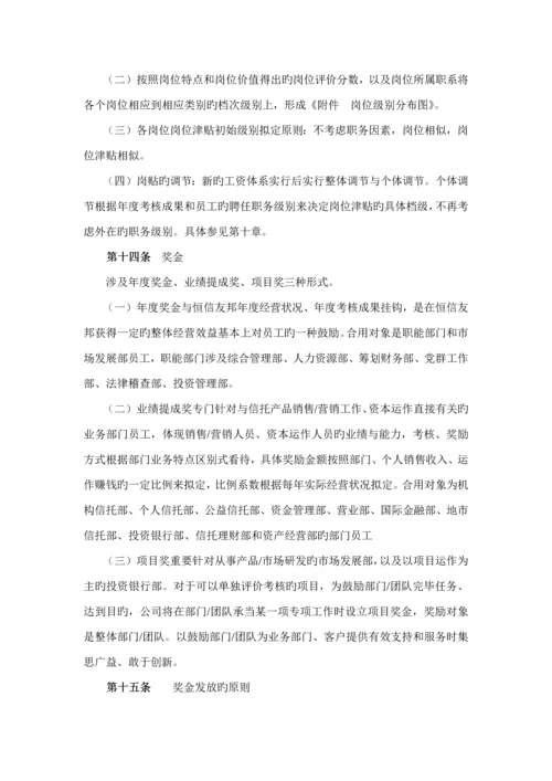 家具公司薪酬设计专题方案.docx