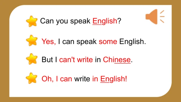 Module 5 Unit 2 I can speak French. 课件(共27张PPT)