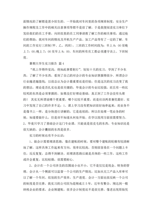 有关暑期大学生实习报告四篇.docx