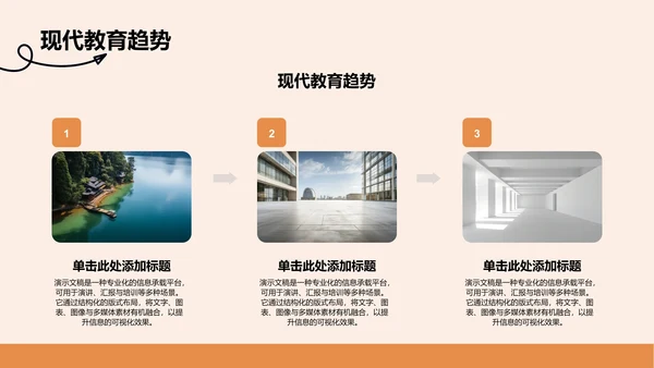 橙色3D风个人自我介绍PPT