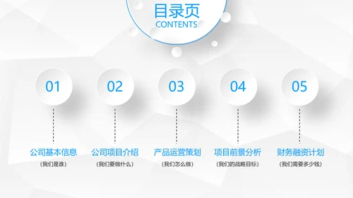 精品微立体商业项目宣传融资计划方案PPT模板