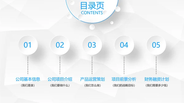 精品微立体商业项目宣传融资计划方案PPT模板