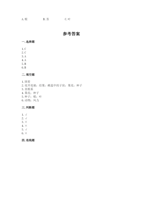 科学四年级下册第一单元《植物的生长变化》测试卷汇编.docx