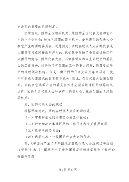 团委代表大会专题.docx