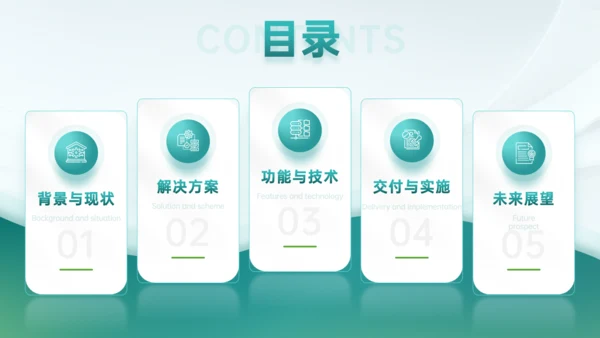 智慧大数据中心建设中台解决方案通用PPT模板