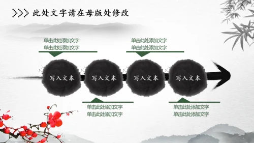 水墨古风中国风动态PPT模板