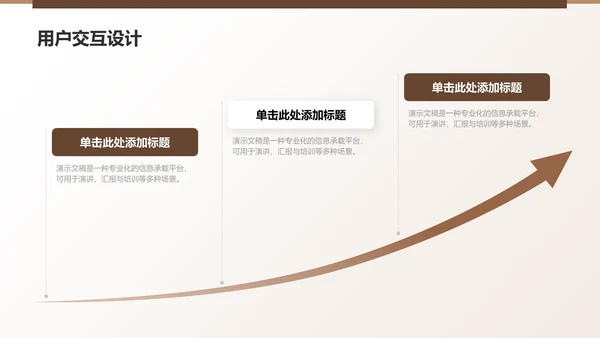 棕色3D风工作方向规划PPT