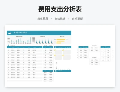 费用支出分析表