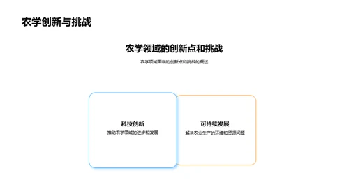 农学研究的新视野