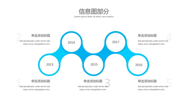 蓝色简洁创意设计公司简介商务PPT模板
