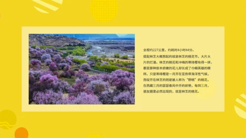 漫画风川藏线之旅自由行路线攻略通用PPT模板