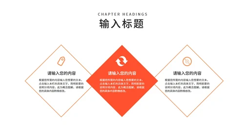 橙色扁平风学生论文答辩教育PPT模板