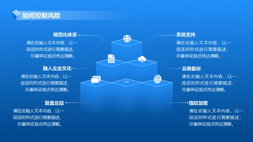 产品项目月度汇报蓝色商务通用PPT模板
