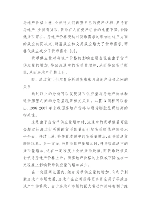 房地产价格与通货膨胀关系的研究论文.docx