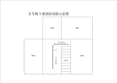 消防疏散示意图