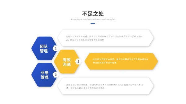 蓝色简约商务工作总结工作汇报述职报告ppt模板