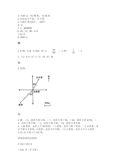 青岛版六年级数学下学期期末测试题【基础题】.docx