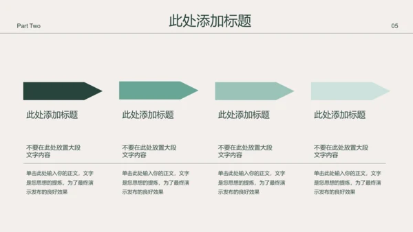 咖色小清新花卉通用PPT演示模板