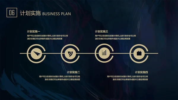 质感高端通用PPT商业计划书