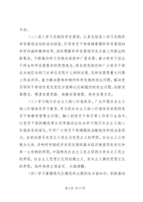 学习型党组织XX年4月16日学习讲课提纲.docx