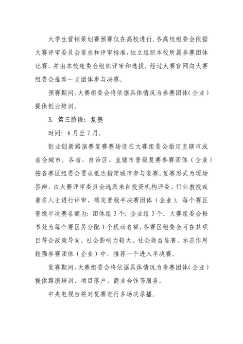 中国创翼青年创业创新大赛总体专业方案.docx