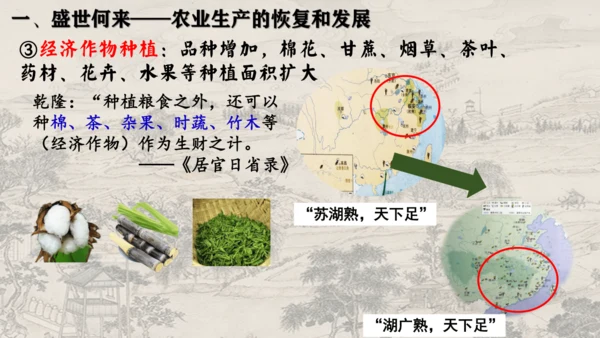 第19课  清朝前期社会经济的发展  课件（27张PPT 内嵌视频）
