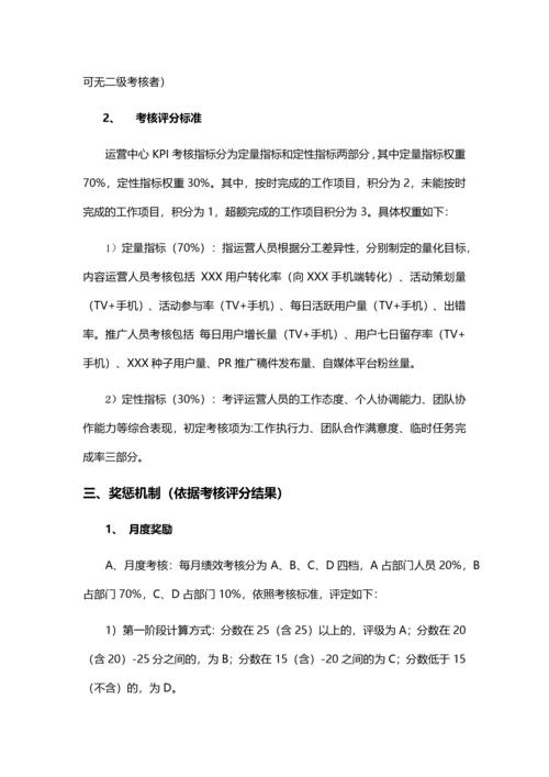 运营中心绩效考核方案.docx