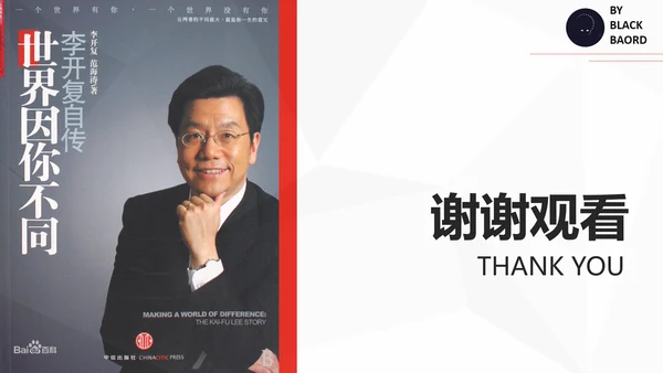 李开复世界因你不同读书笔记PPT课件