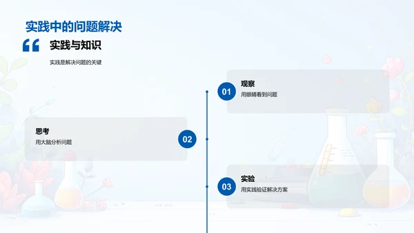 科学实验与生活质量PPT模板